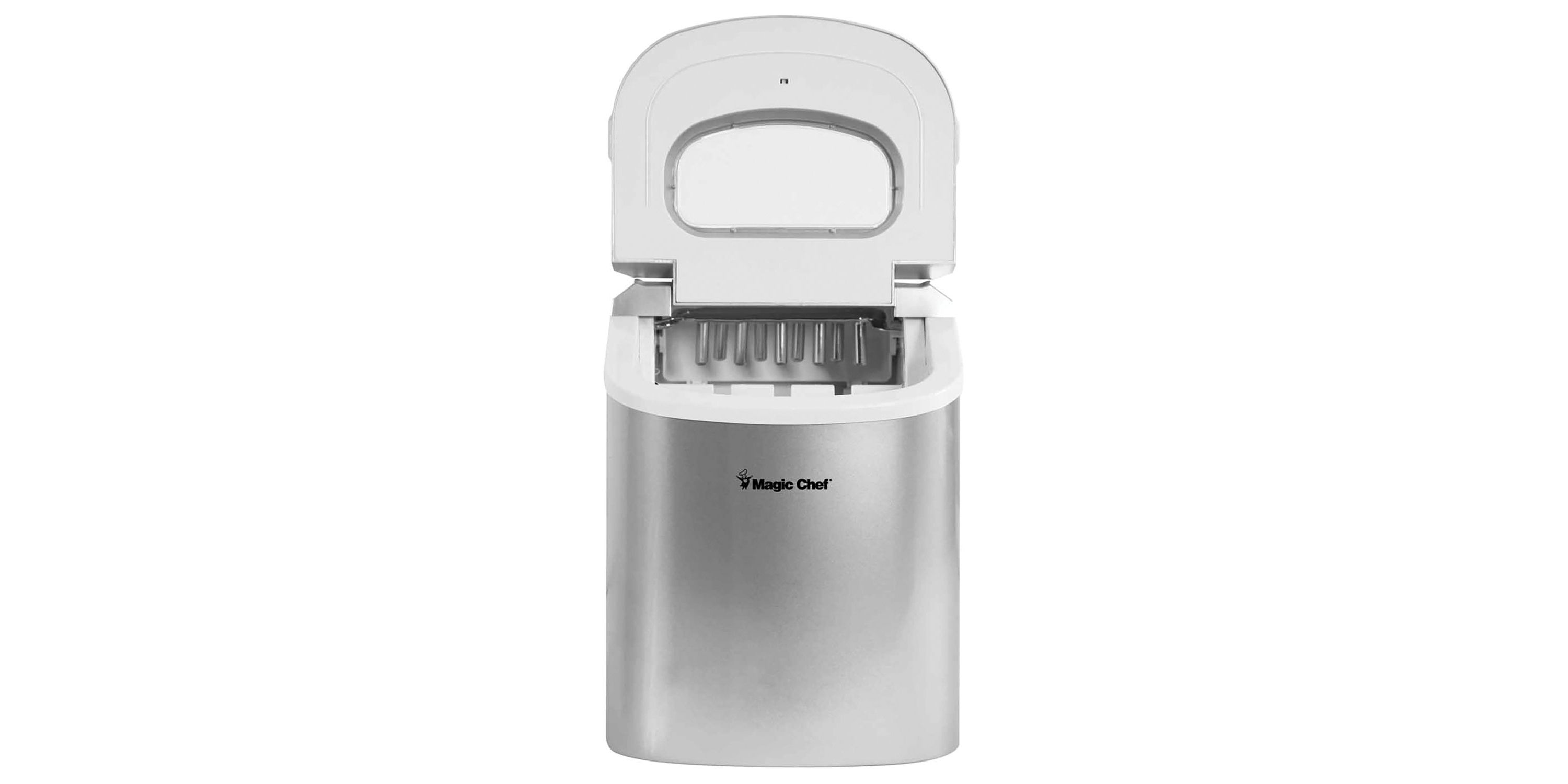 27-Pound-Capacity Portable Ice Maker (Silver with Silver Top)