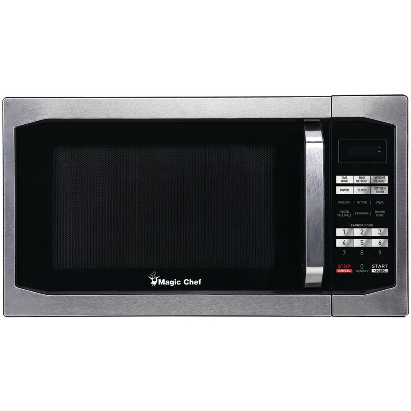 1.6 Cubic-ft Countertop Microwave (Stainless Steel)