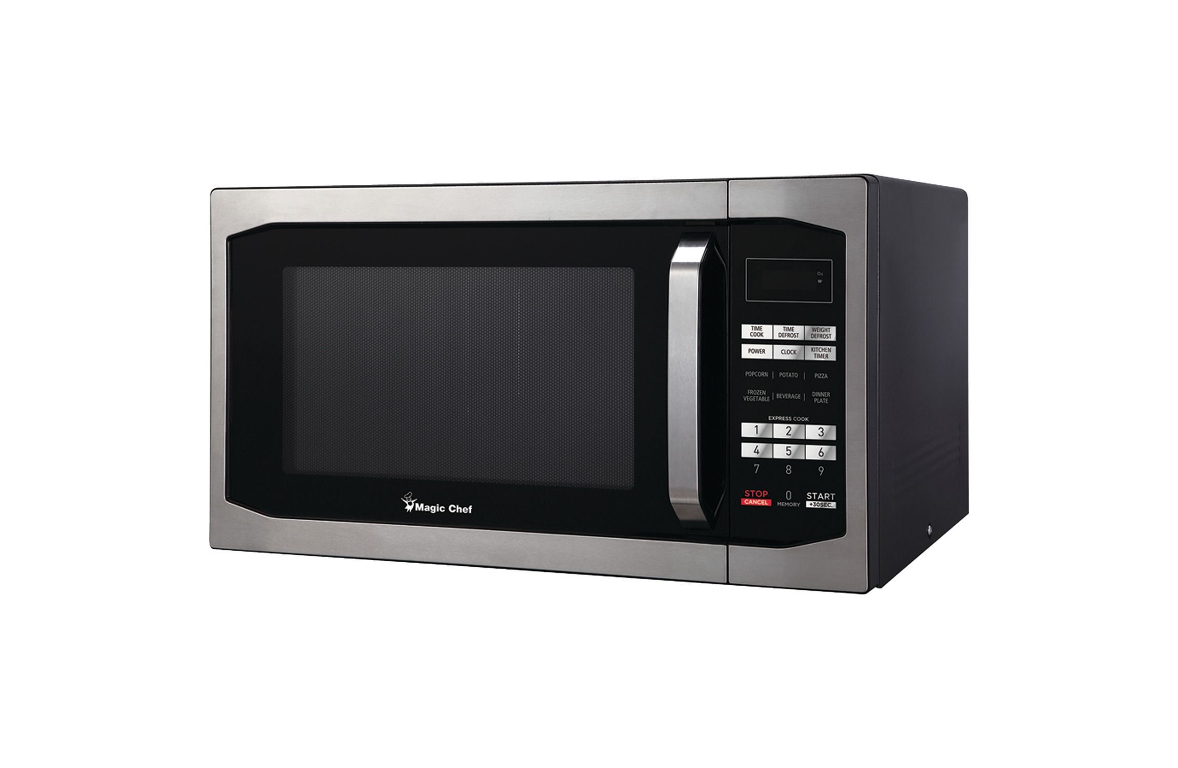 1.6 Cubic-ft Countertop Microwave (Stainless Steel)