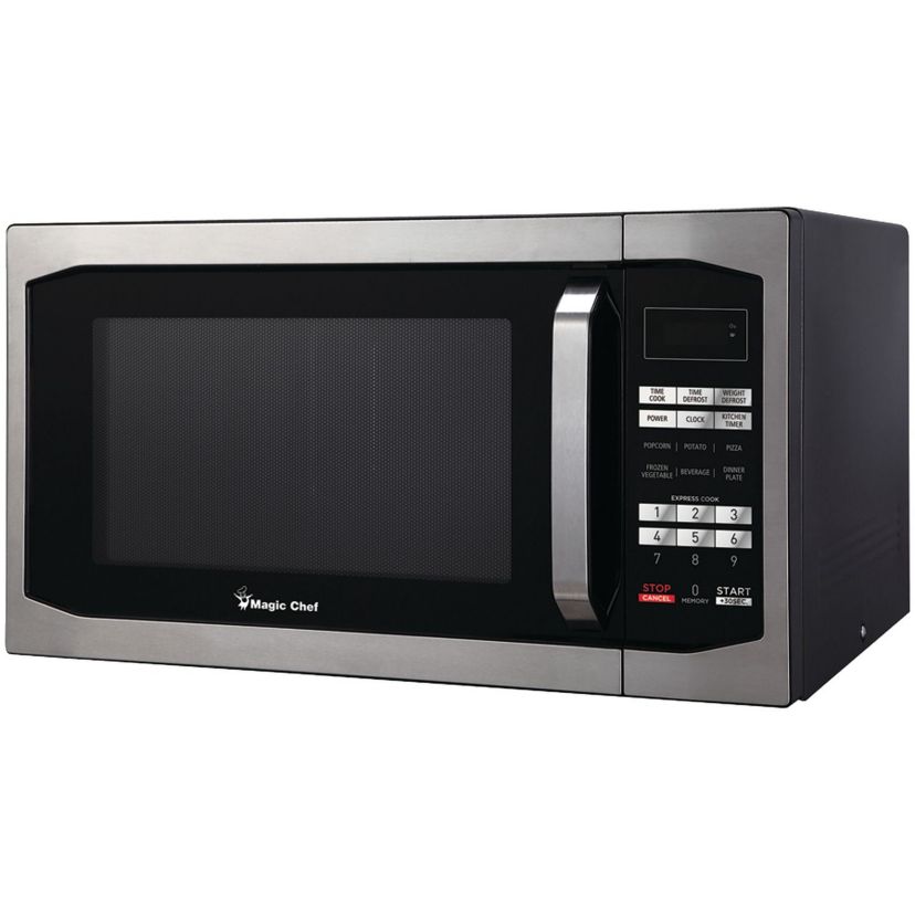 1.6 Cubic-ft Countertop Microwave (Stainless Steel)