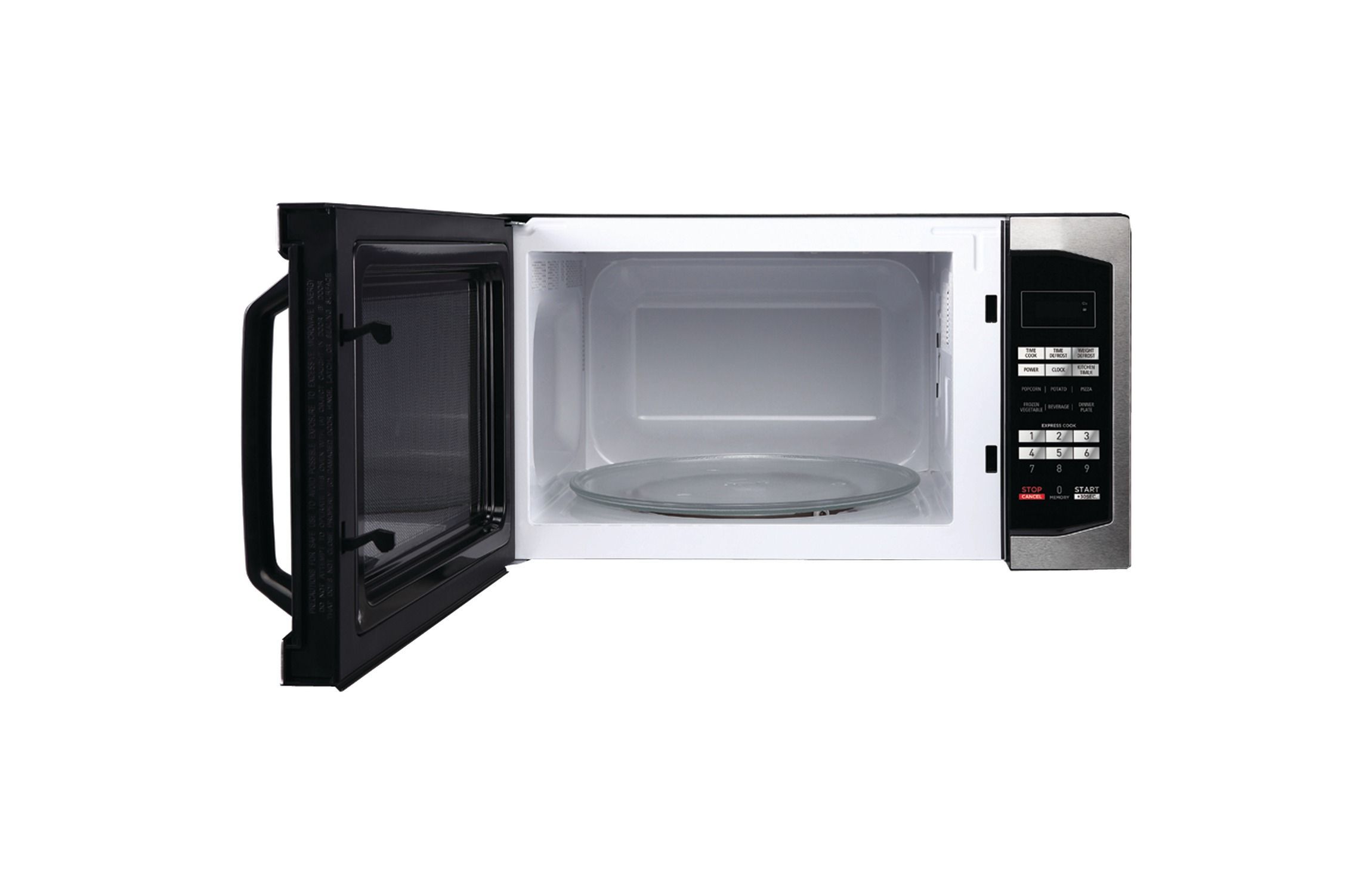 1.6 Cubic-ft Countertop Microwave (Stainless Steel)