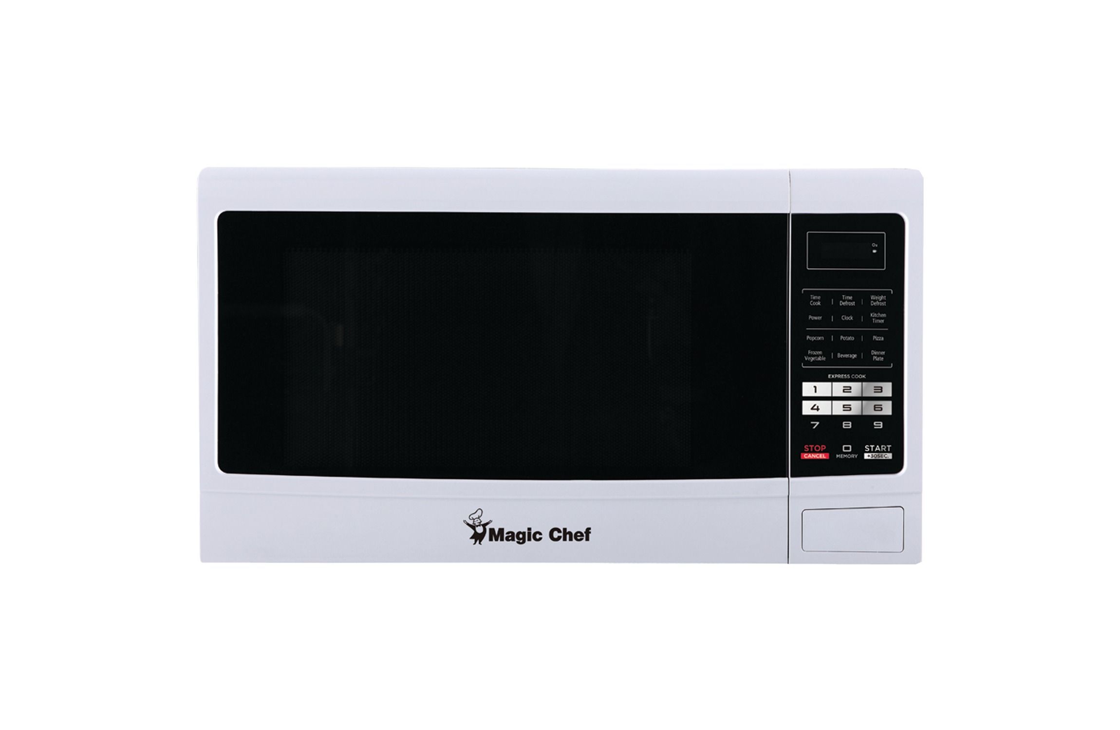 1.6 Cubic-ft Countertop Microwave (White)