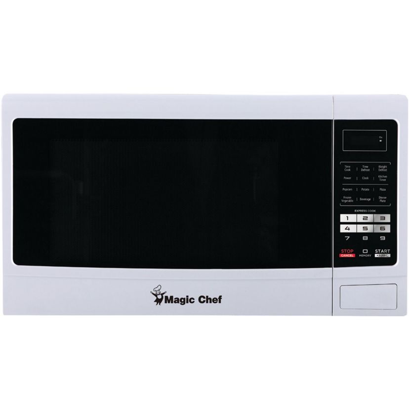 1.6 Cubic-ft Countertop Microwave (White)