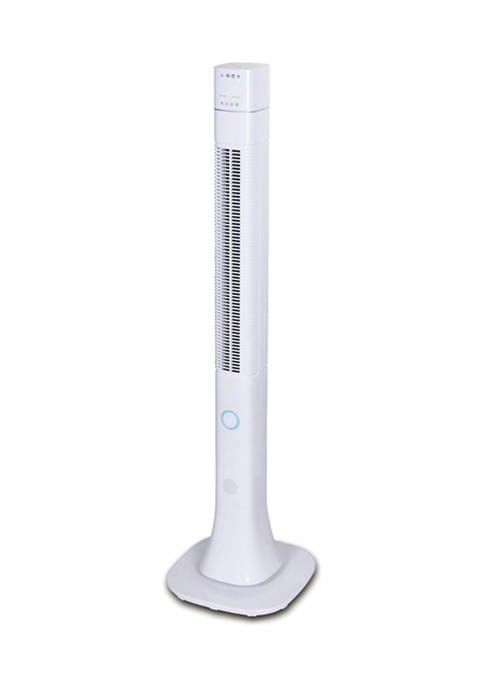 Optimus 48 Inch Pedestal Tower Fan with Remote,