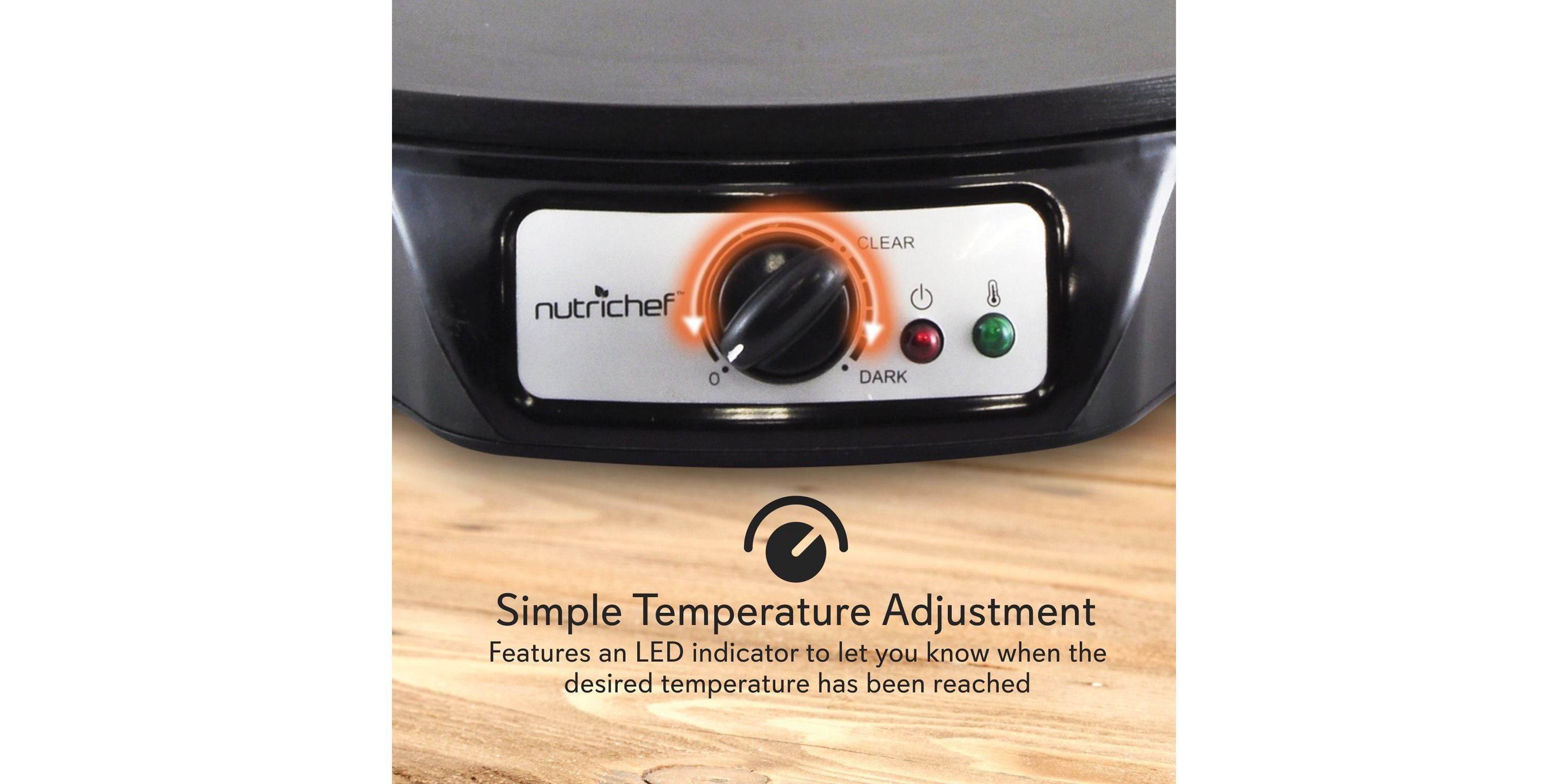 Electric Griddle and Crepe Maker