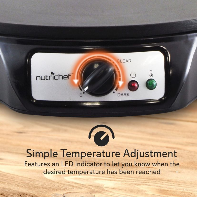Electric Griddle and Crepe Maker