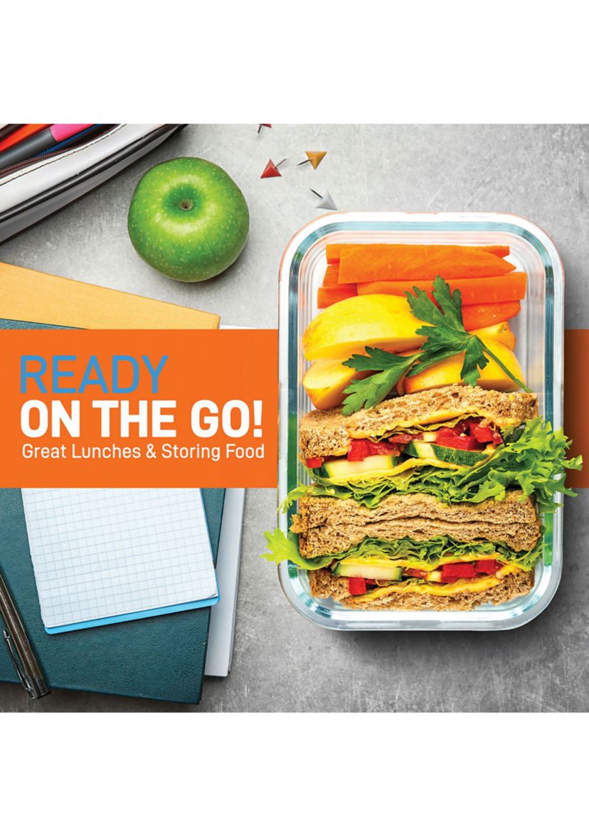 10-Piece Stackable Borosilicate Glass Food Storage Containers Set