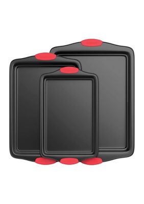 3-Piece Steel Non-Stick Bakeware Set