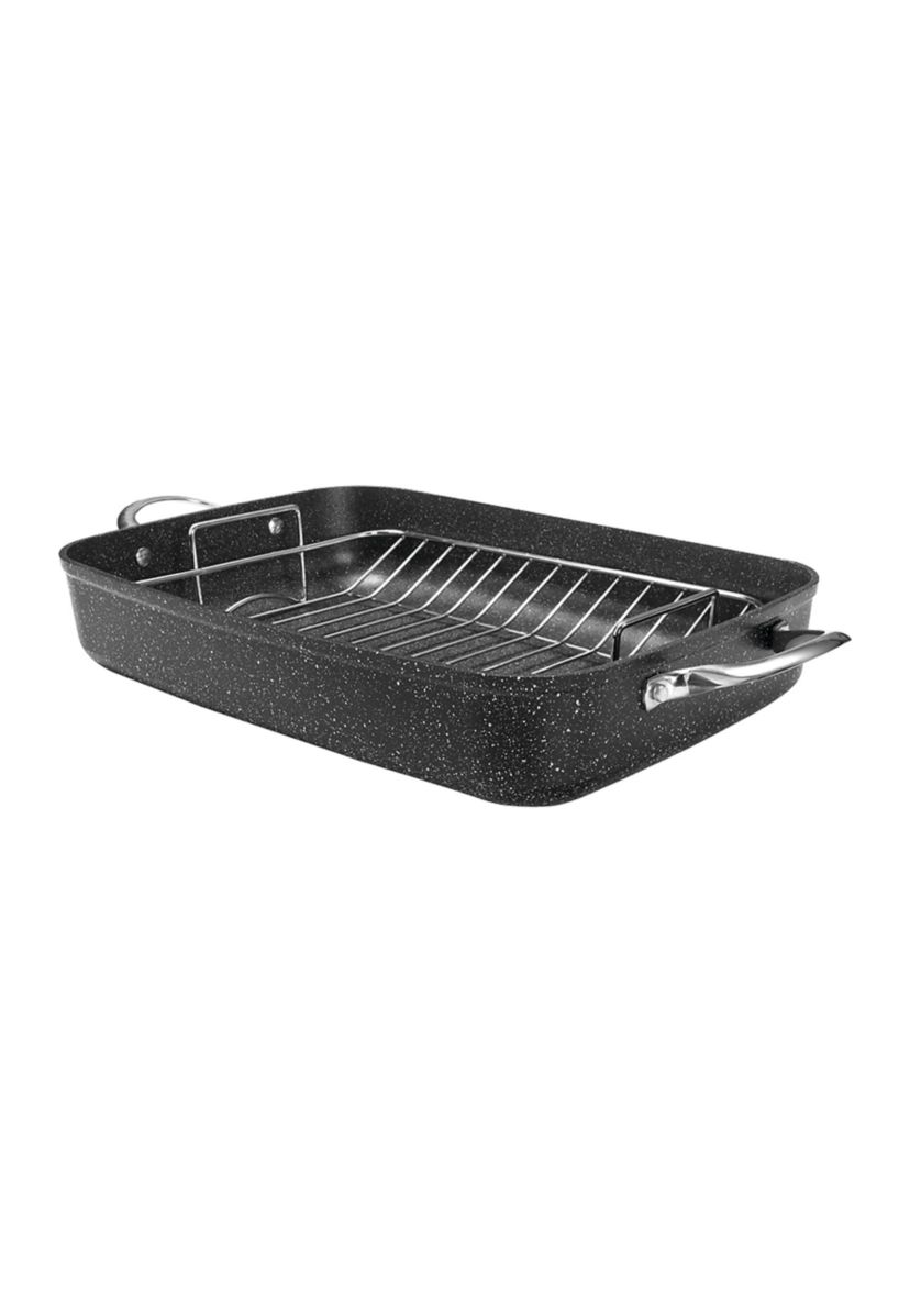17 Inch Roaster with Rack & Stainless Steel Handles