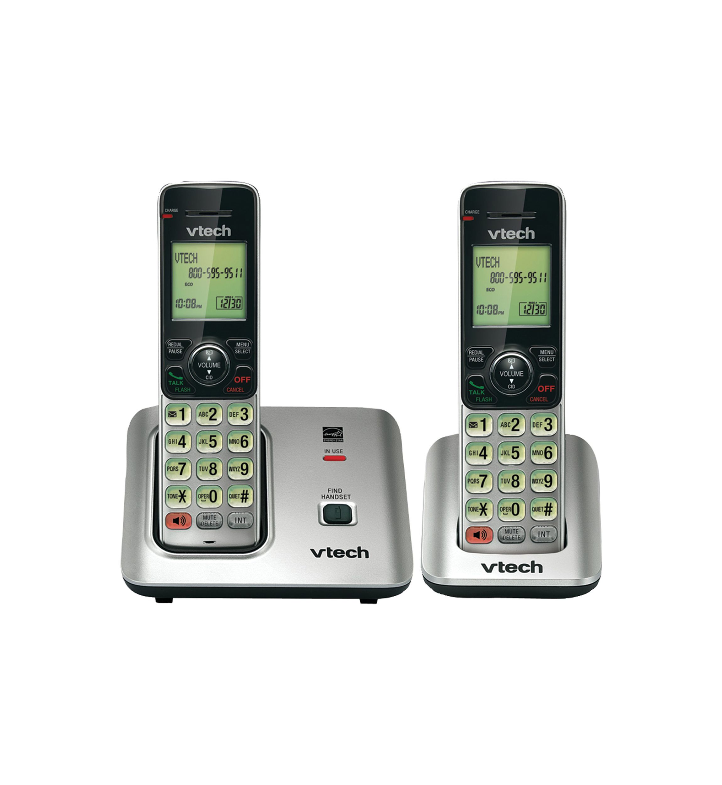 DECT 6.0 Expandable Speakerphone with Caller ID 2 Handset System