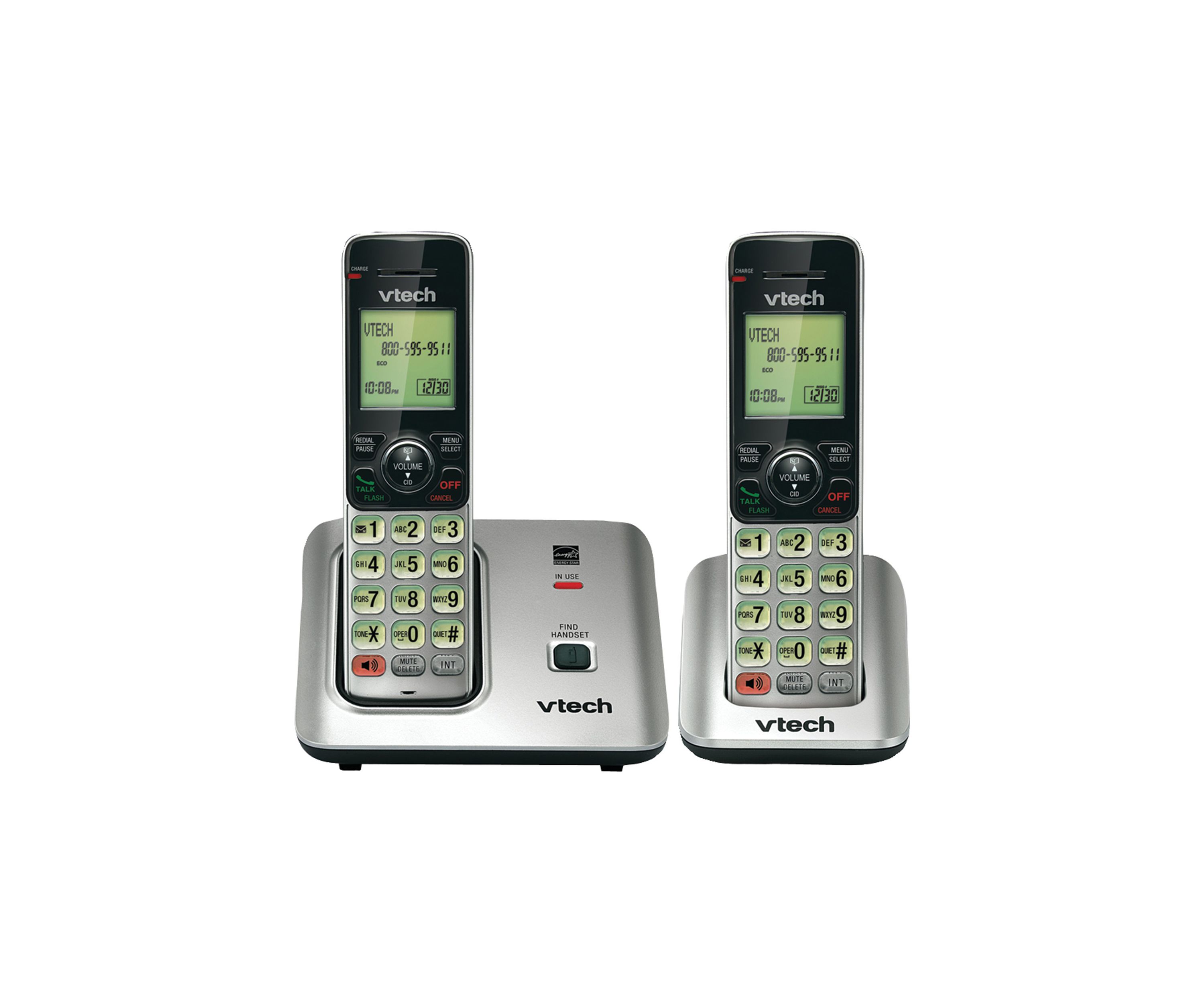 DECT 6.0 Expandable Speakerphone with Caller ID 2 Handset System