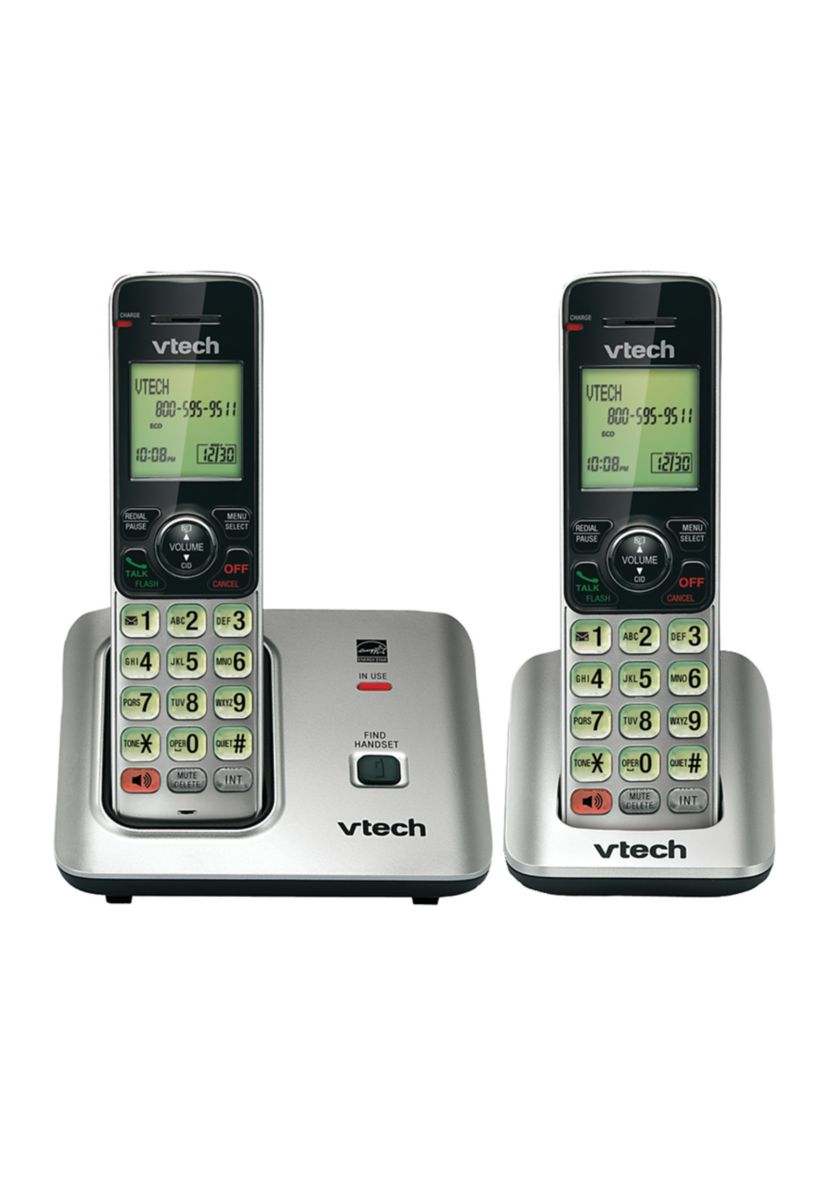 DECT 6.0 Expandable Speakerphone with Caller ID 2 Handset System