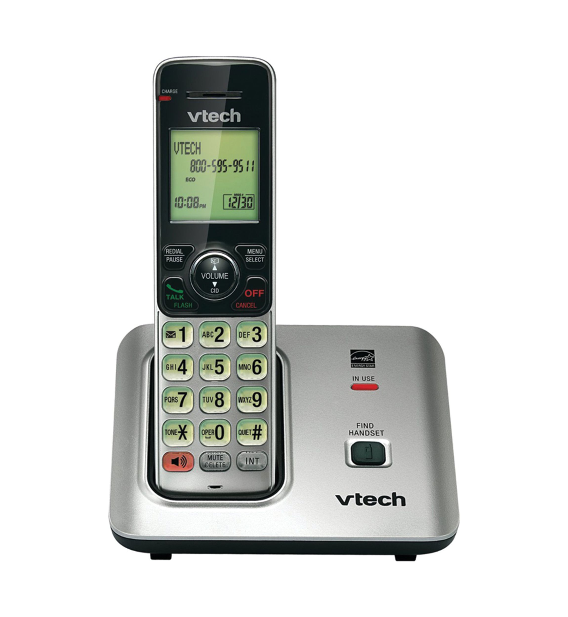 DECT 6.0 Expandable Speakerphone with Caller ID 2 Handset System