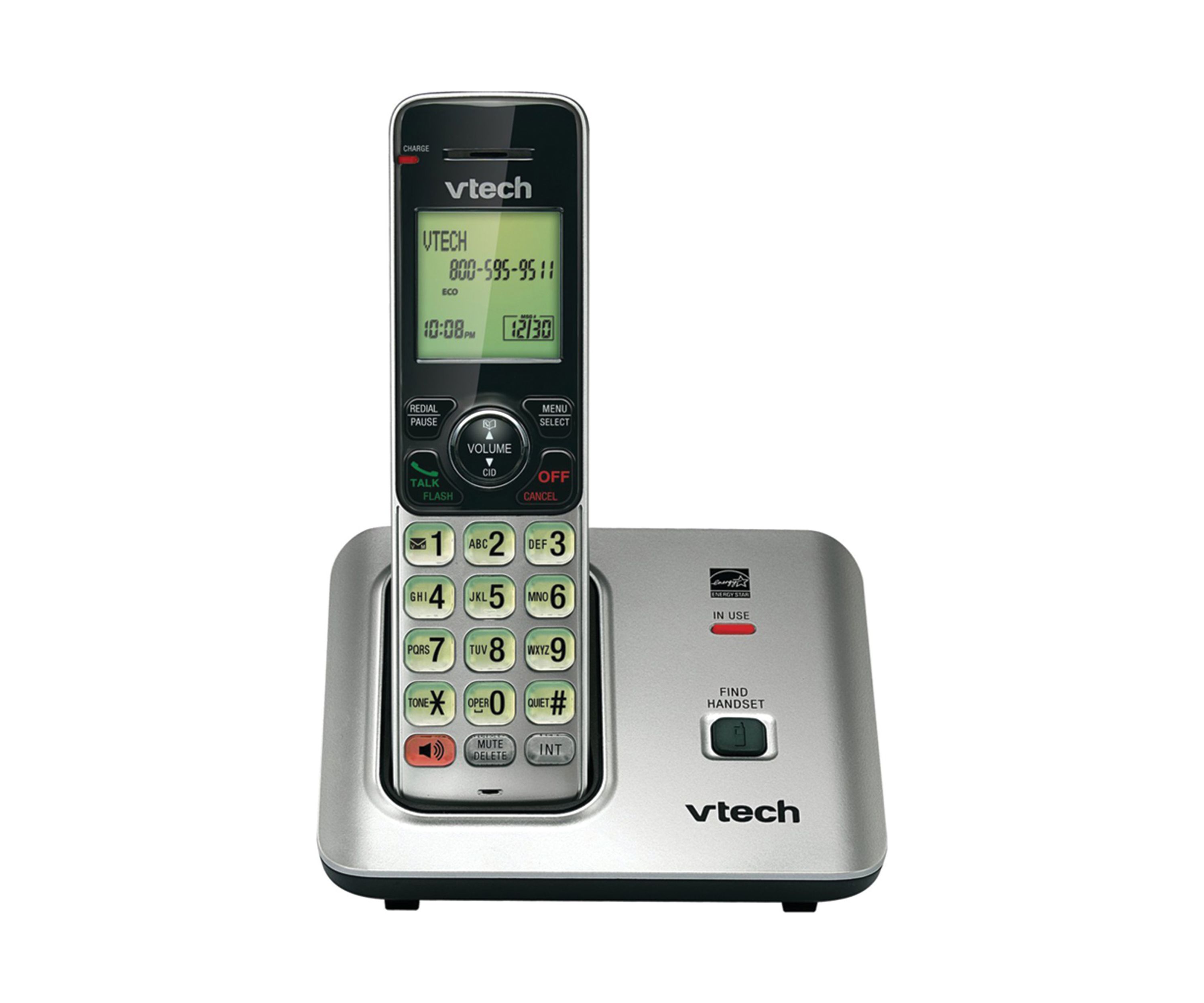 DECT 6.0 Expandable Speakerphone with Caller ID 2 Handset System