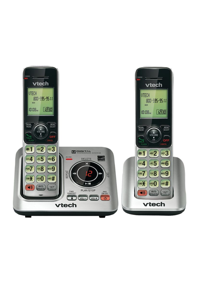 DECT 6.0 Expandable Speakerphone with Caller ID 2 Handset System