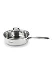 10-Piece Tri-Ply Stainless Steel Pots and Pans Set