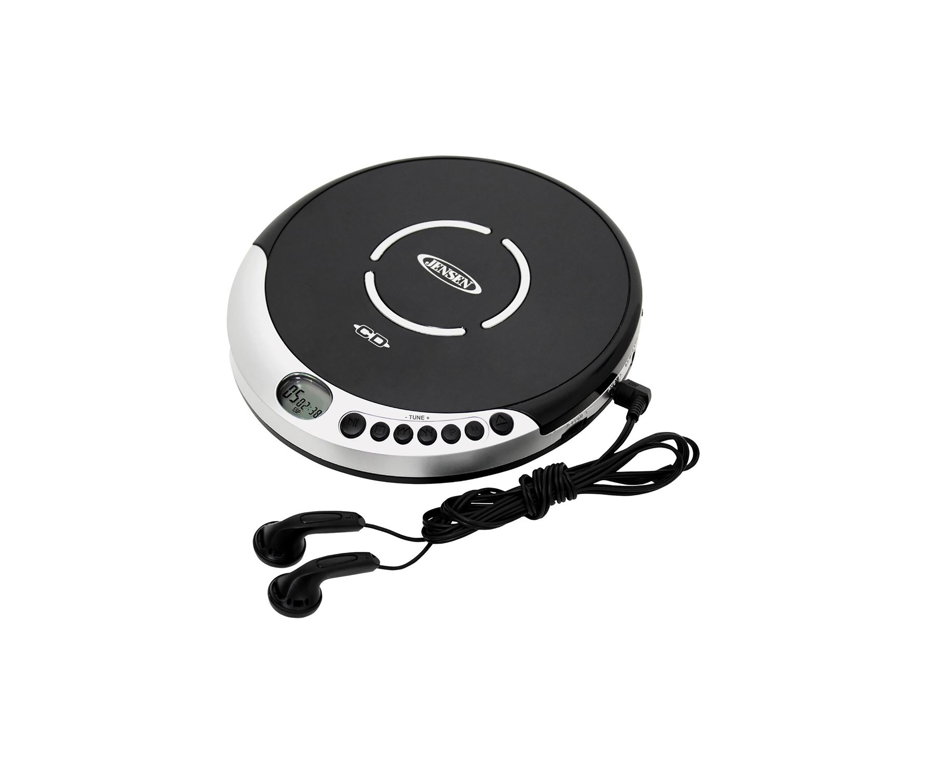  Portable CD Player with Bass Boost and FM Radio  