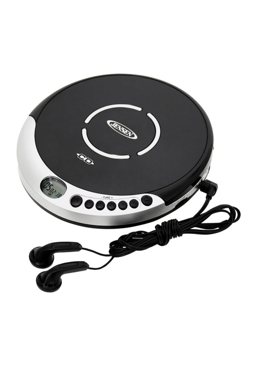  Portable CD Player with Bass Boost and FM Radio  