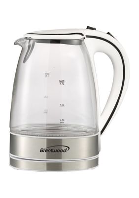 1.7 Liter Cordless Tempered-Glass Electric Kettle
