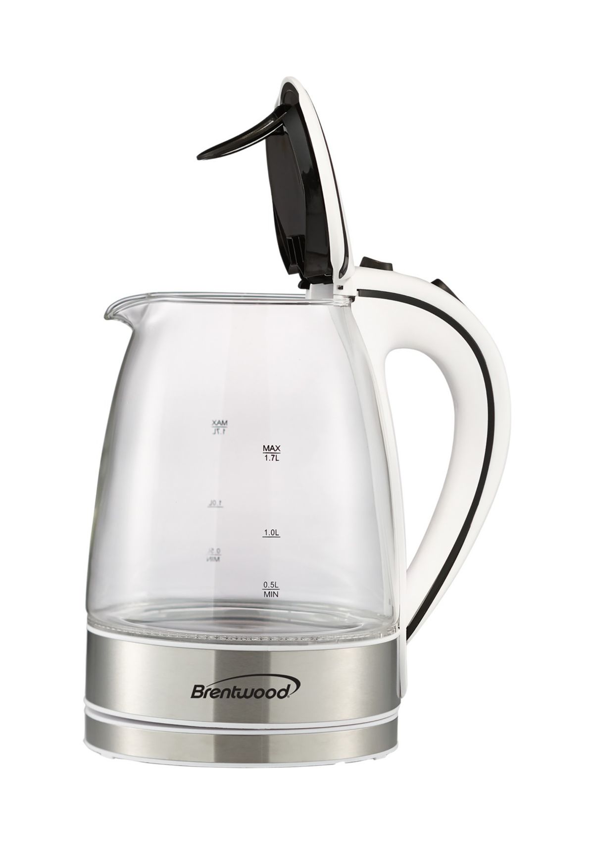 1.7 Liter Cordless Tempered-Glass Electric Kettle