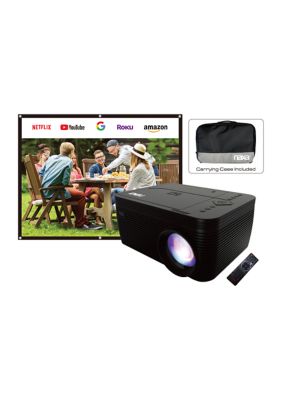 Naxa Nvp-2501C 150-Inch Home Theater Lcd Projector Combo With Built-In Dvd Player And Bluetooth, Black -  0840005016428