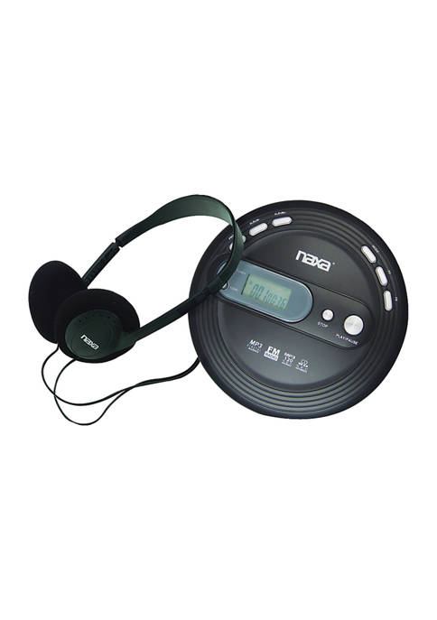 Naxa Slim Personal CD/MP3 Player with FM Radio