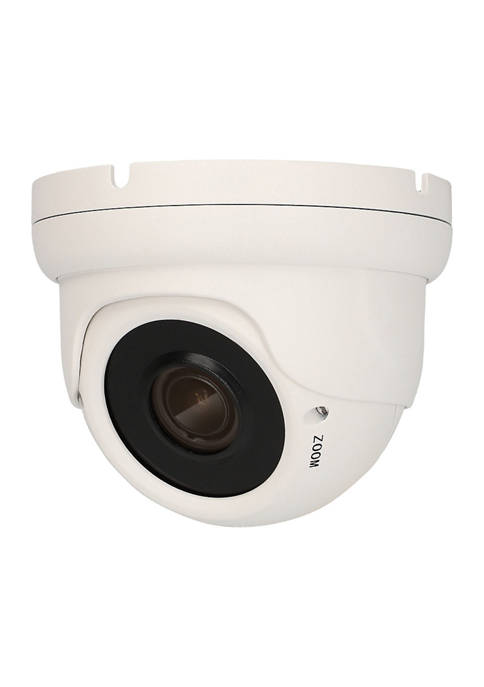 5.0-Megapixel Outdoor Manual Varifocal Turret Dome IP Camera
