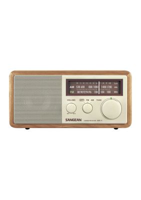 Wood Cabinet AM/FM Tabletop Radio