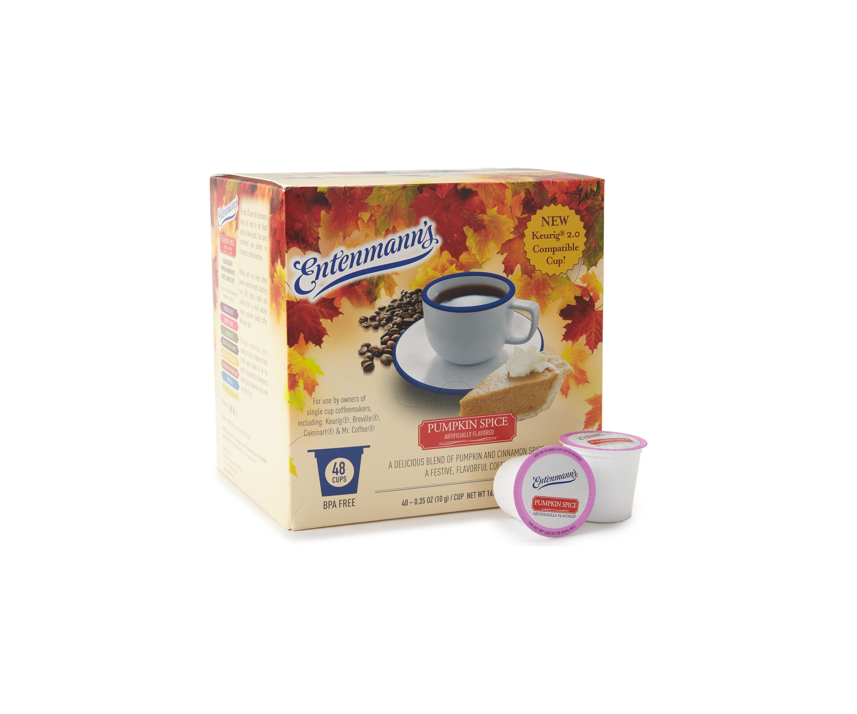 	  Pumpkin Spice 48 Pod Single Serve Cups 