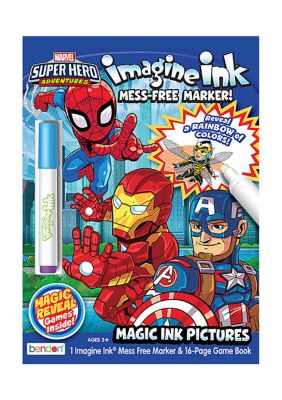 marvel super hero imagine ink coloring book