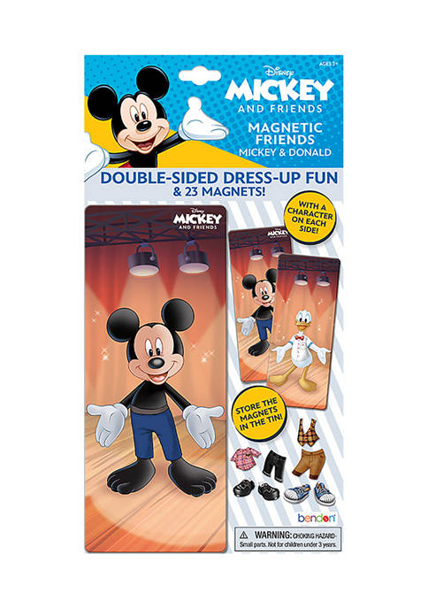 Bendon Disney Mickey Mouse Magnetic Doll Tin