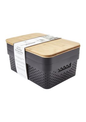 Heritage Modern All Purpose Storage Bins - Set of 2 | belk