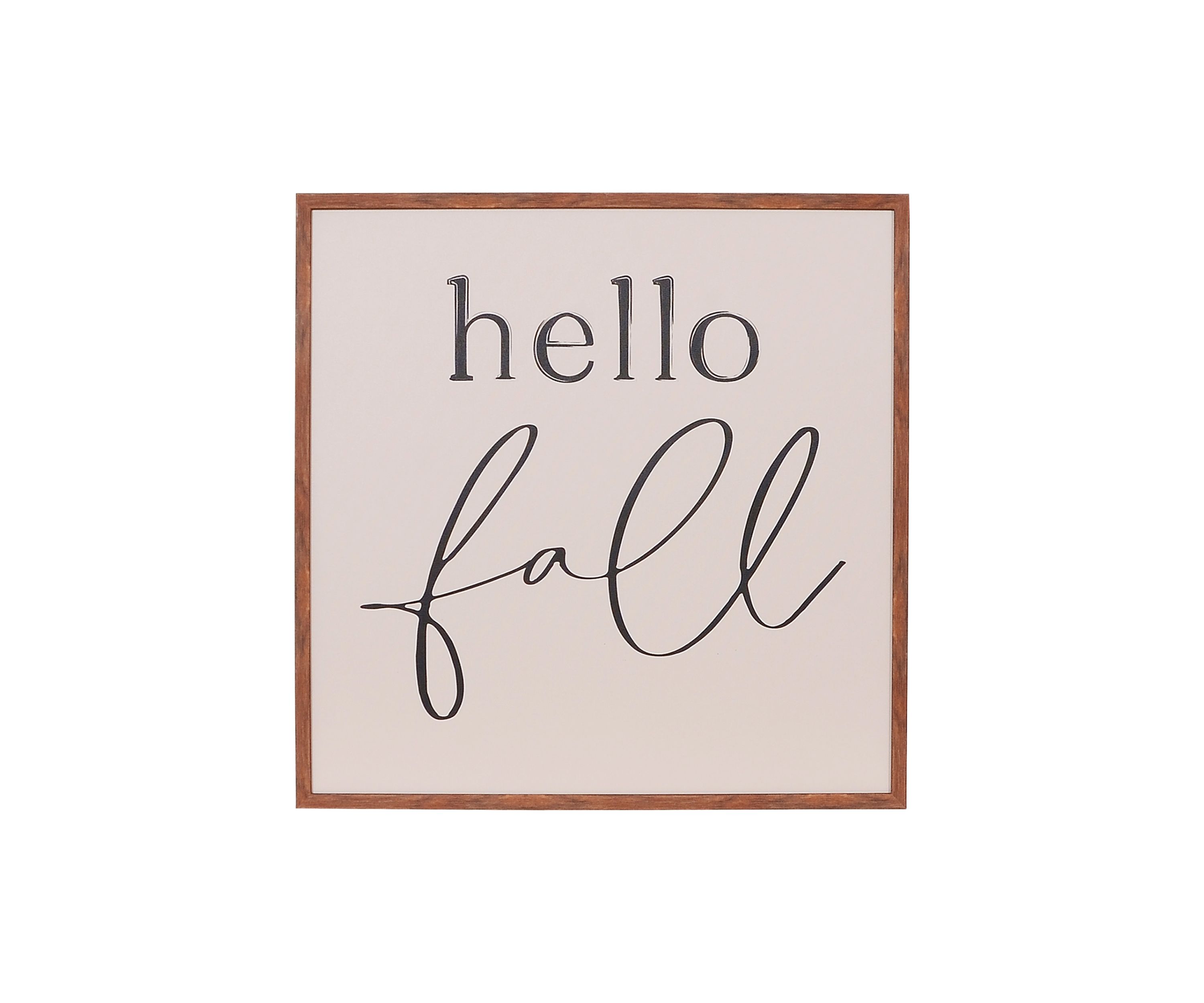 Hello Fall Wall Art