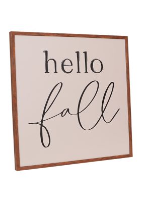 Hello Fall Wall Art