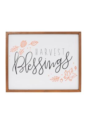 Harvest Blessings Wall Art