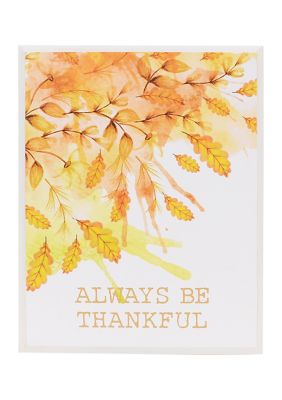 Thankful Block Wall Art