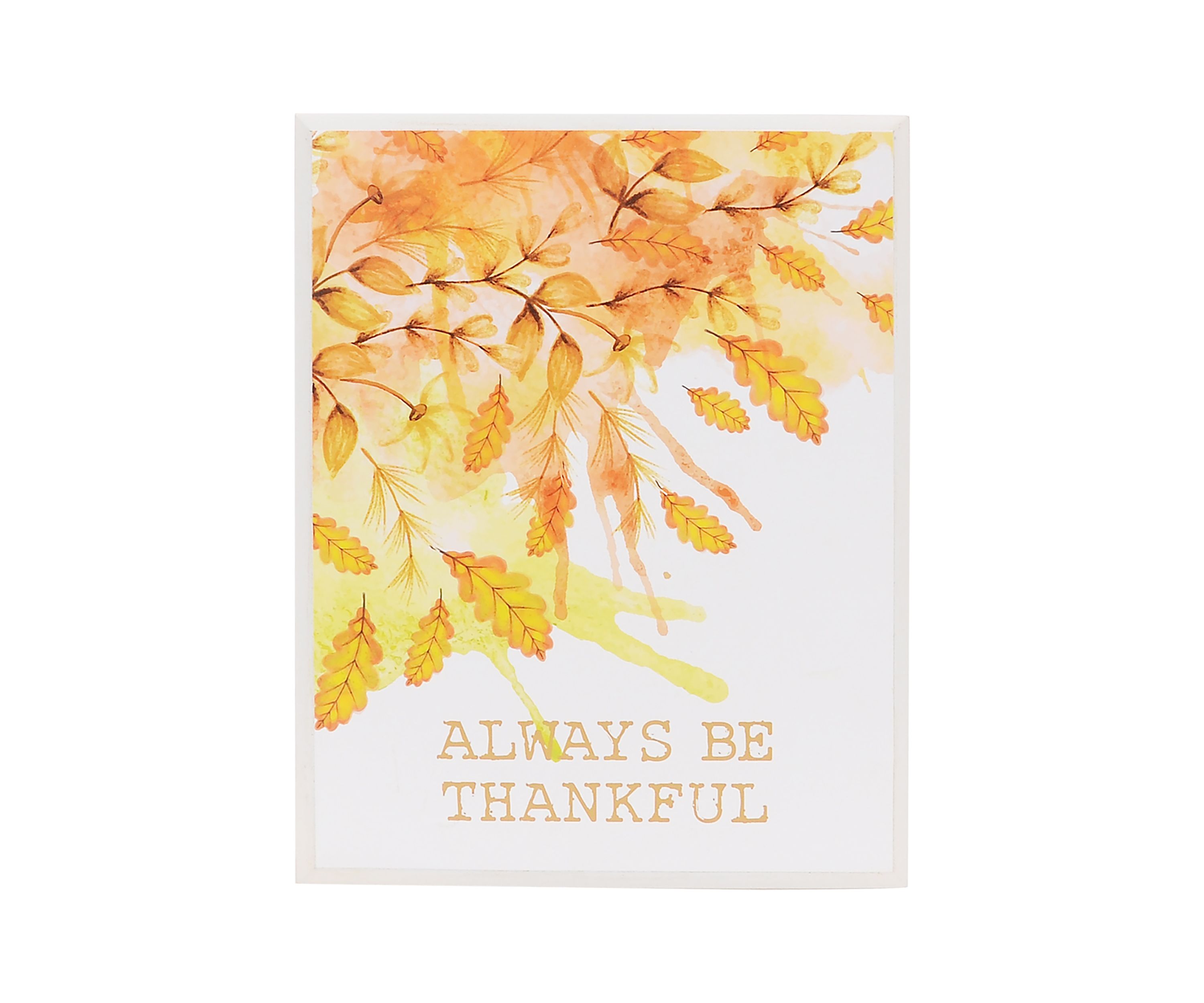 Thankful Block Wall Art