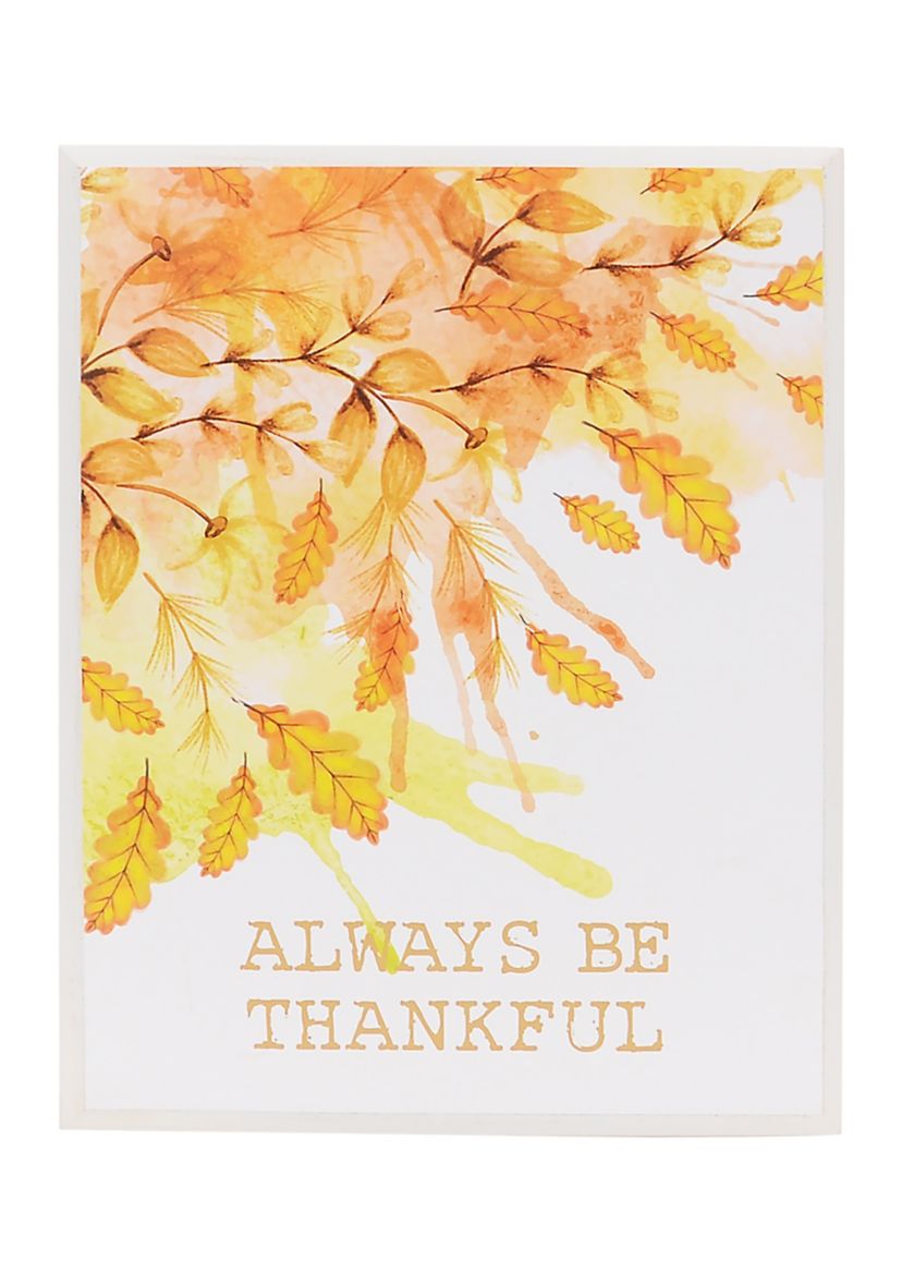 Thankful Block Wall Art