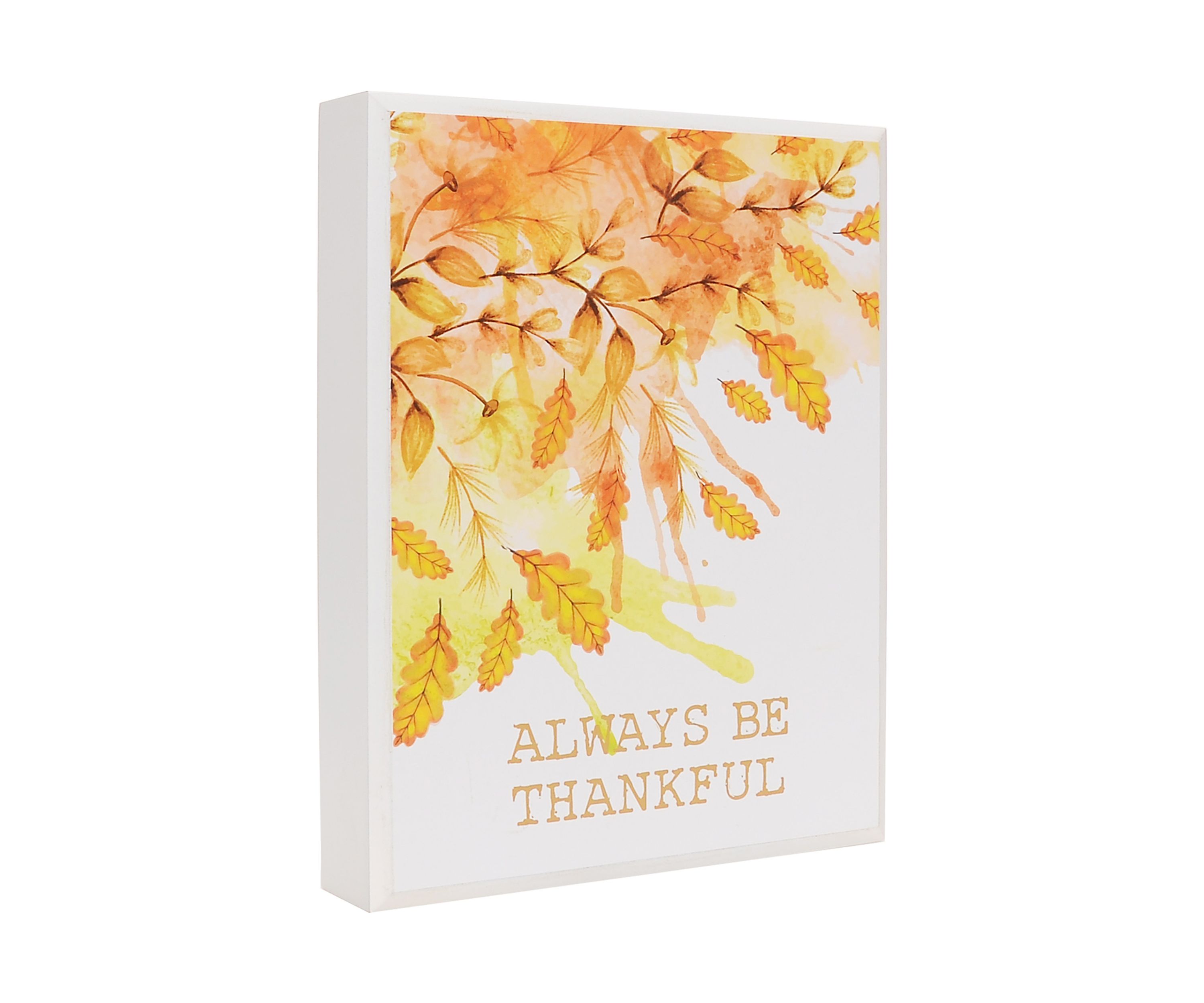 Thankful Block Wall Art