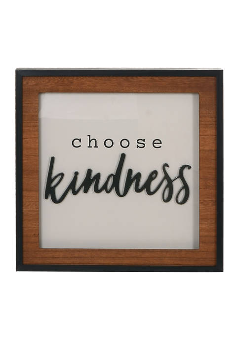 Bramble & Sage Choose Kindness Wall Art