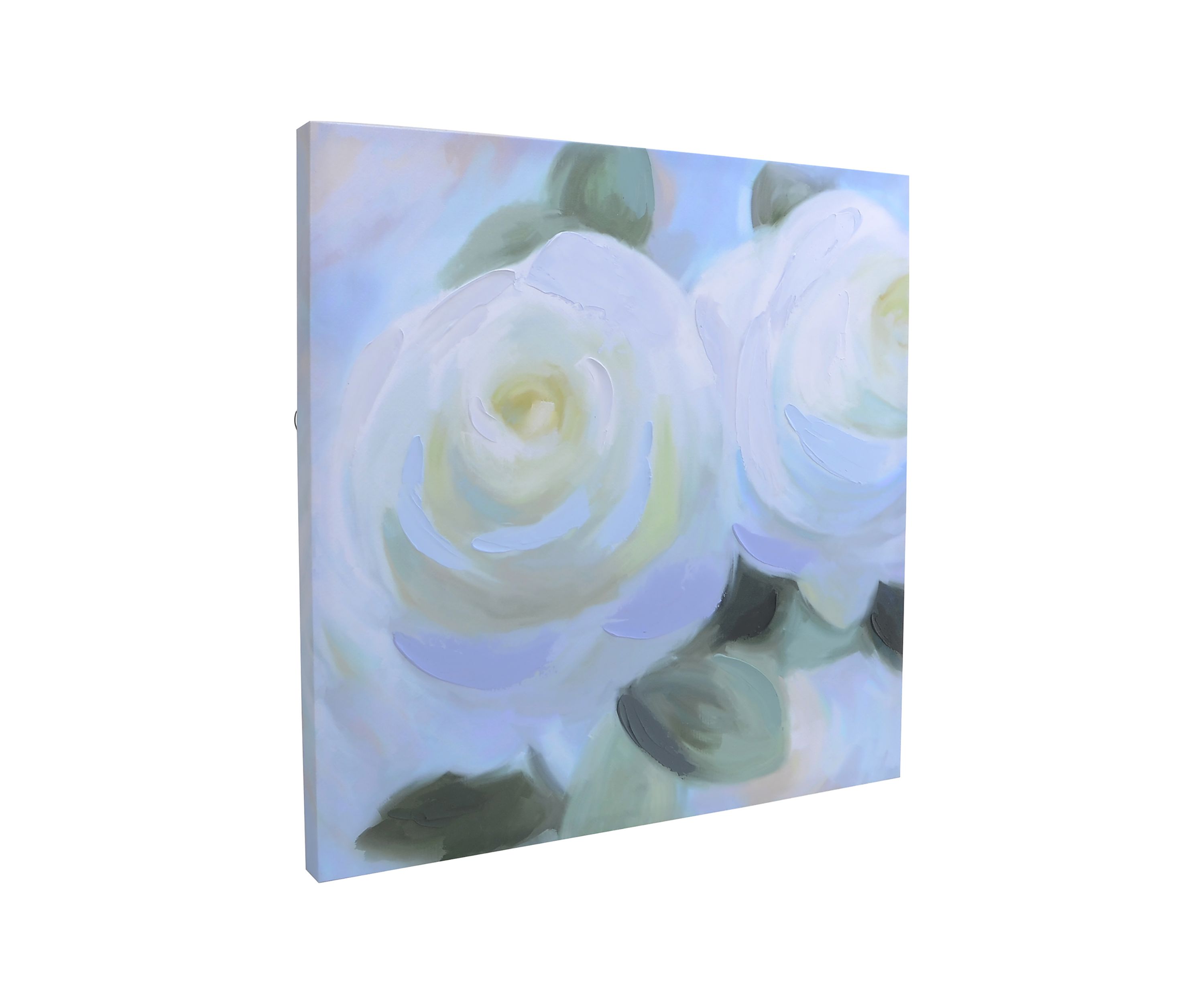 White Rose Wall Art