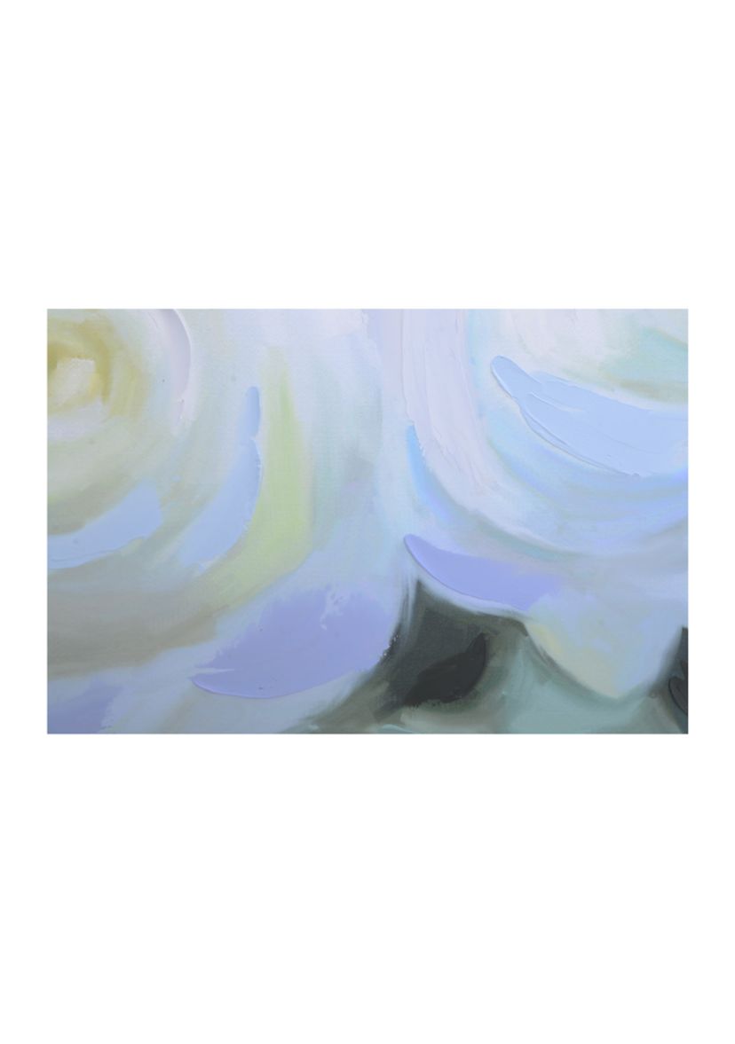 White Rose Wall Art