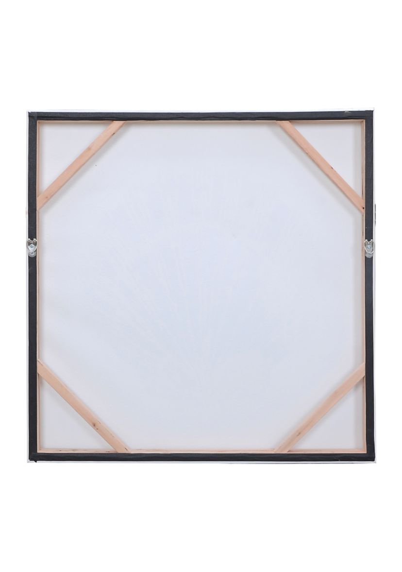 Scallop Shell Textured Canvas Wall Art