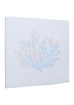 Textured Coral Wall Art 