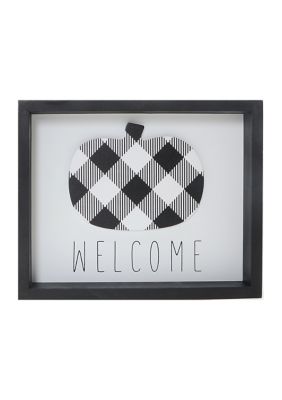 Welcome Pumpkin Wall Art