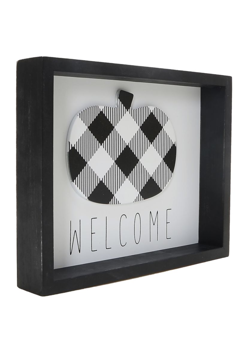 Welcome Pumpkin Wall Art