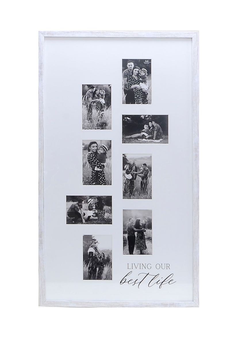 Living Our Best Life Vertical Collage Photo Frame