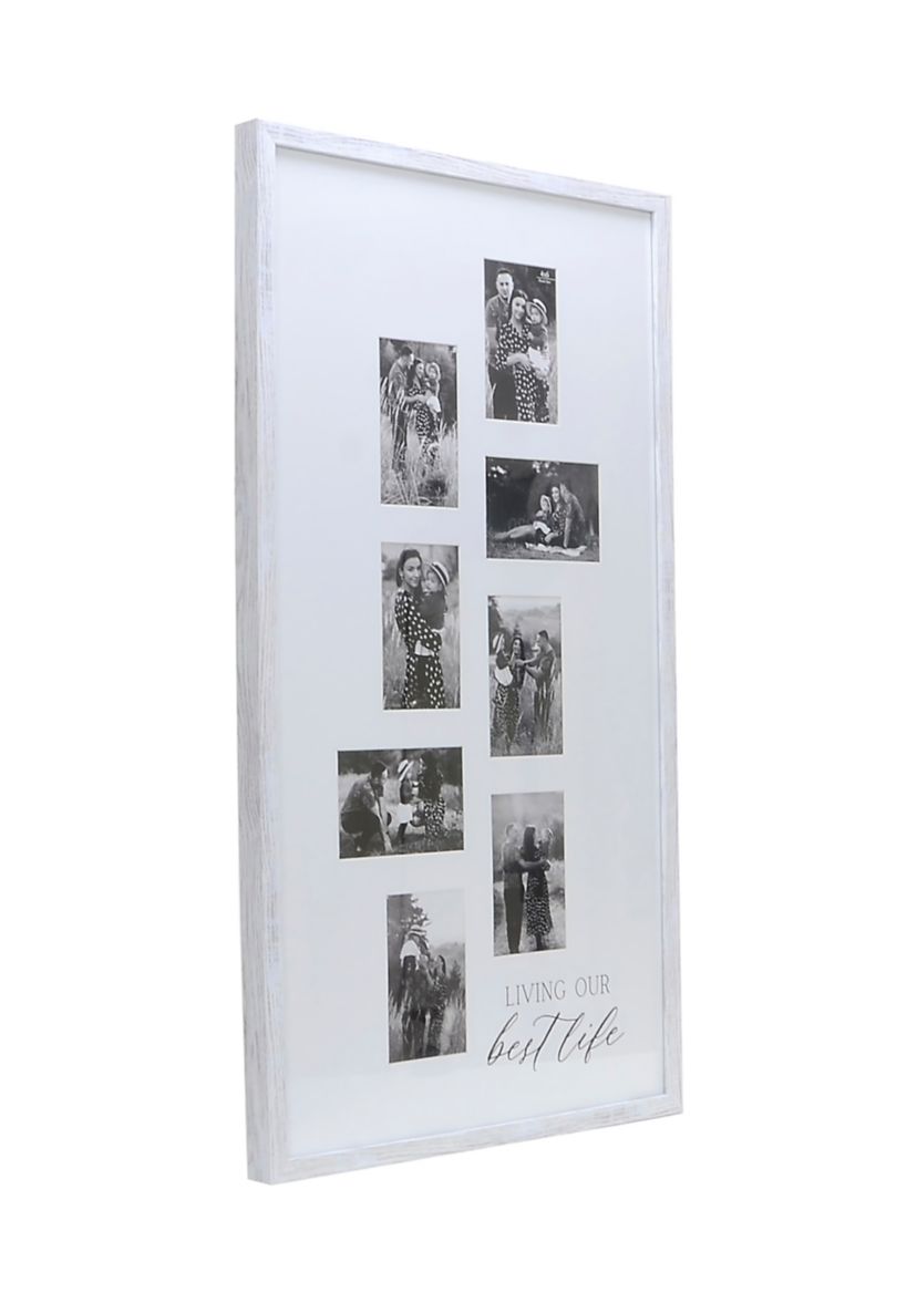 Living Our Best Life Vertical Collage Photo Frame