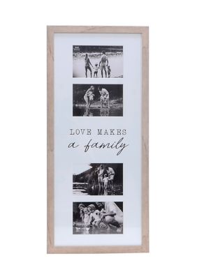 Love Makes a Family Collage Picture Frame