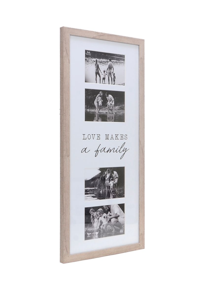 Love Makes a Family Collage Picture Frame